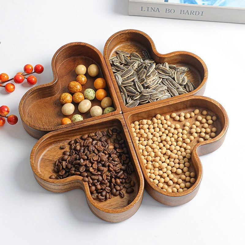 Wooden Whole Wood Love Heart-shaped Candy Box