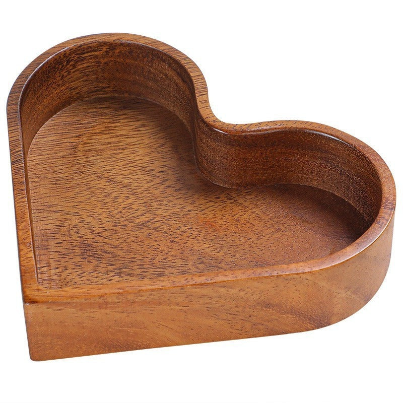 Wooden Whole Wood Love Heart-shaped Candy Box